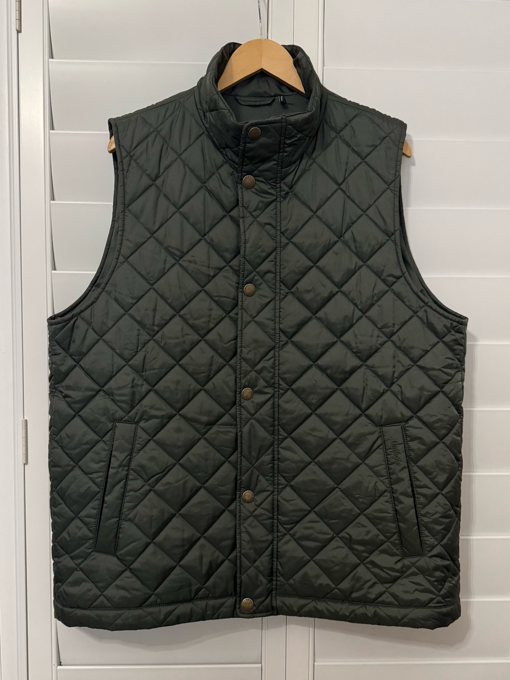Barbour Barlow Gilet Men's Diamond Quilted Vest Size XXL